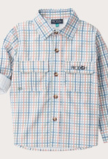 Prodoh Founders Kids L/S Fishing Shirt Arona Sullivans Island Plaid