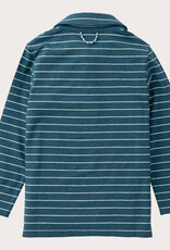 Prodoh L/S Too Cool for School Polo Tapestry Mist Green Stripe