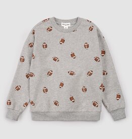 miles the label L/S CREW NECK SWEATSHIRT w/FOOTBALLS