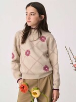 Abel & Lula Diamond Flower Sweater
