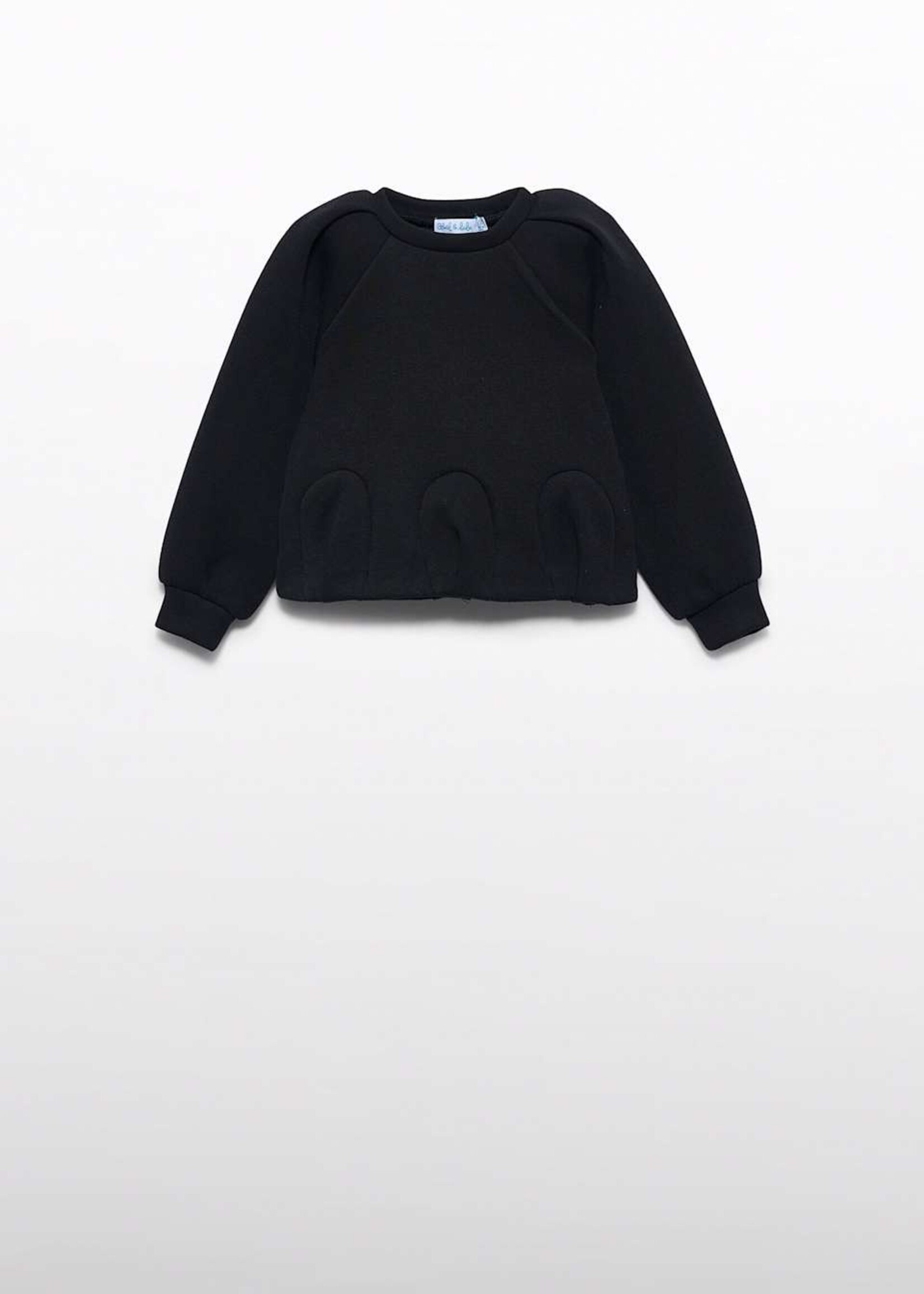 Abel & Lula Black Pullover w/Loops