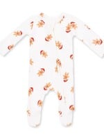 Angel Dear Simple Gingerbread 2 Way Zipper Footie