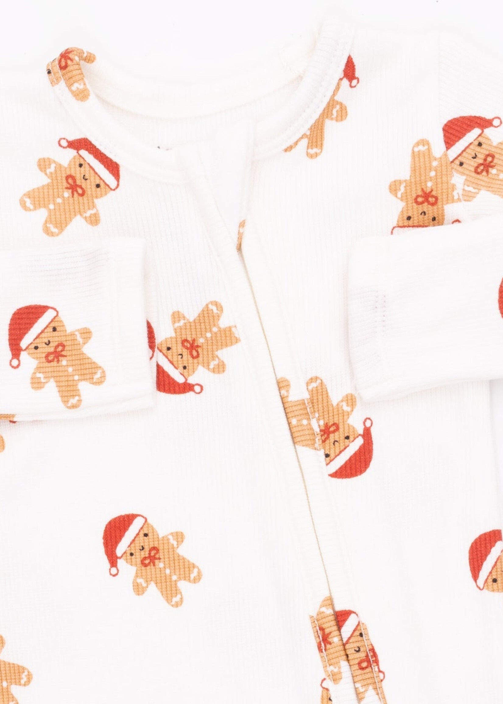 Angel Dear Simple Gingerbread 2 Way Zipper Footie