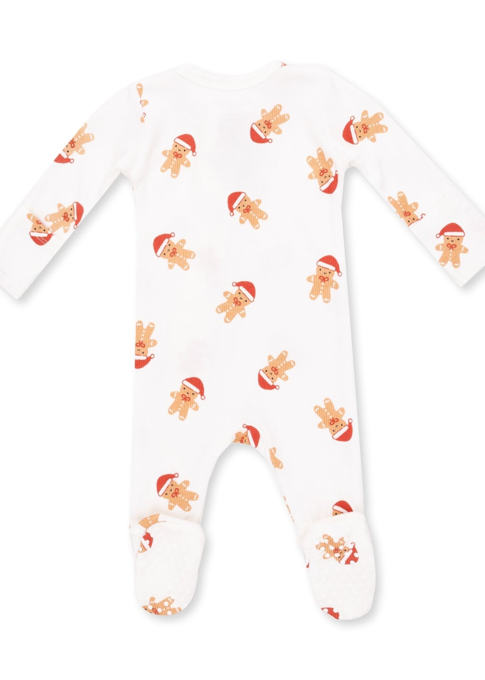 Angel Dear Simple Gingerbread 2 Way Zipper Footie