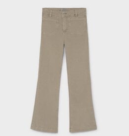 Mayoral Flare Twill Pants Sand