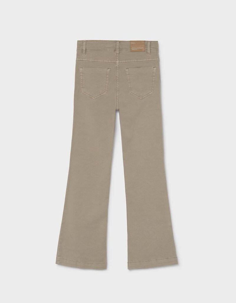 Mayoral Flare Twill Pants Sand