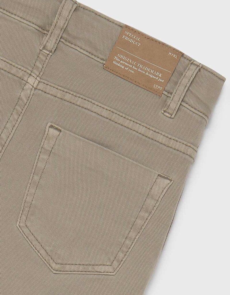 Mayoral Flare Twill Pants Sand