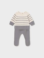 Mayoral Knit Grey/Cream 2 Piece Set