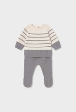 Mayoral Knit Grey/Cream 2 Piece Set