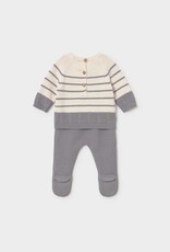 Mayoral Knit Grey/Cream 2 Piece Set
