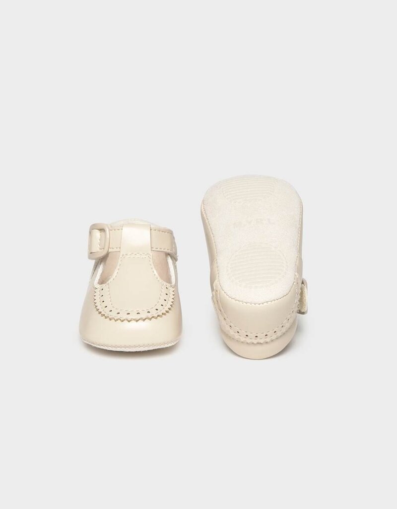 Mayoral Infant Boys Cream Shoes