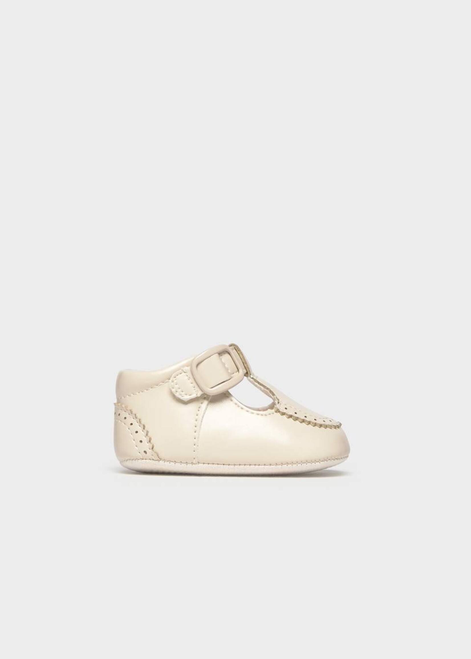 Mayoral Infant Boys Cream Shoes