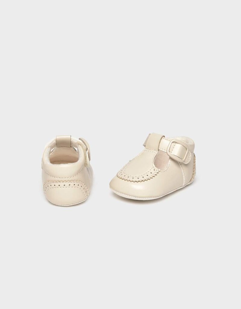 Mayoral Infant Boys Cream Shoes