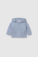 Mayoral 3 piece Knit Hoodie Pant Set Sky