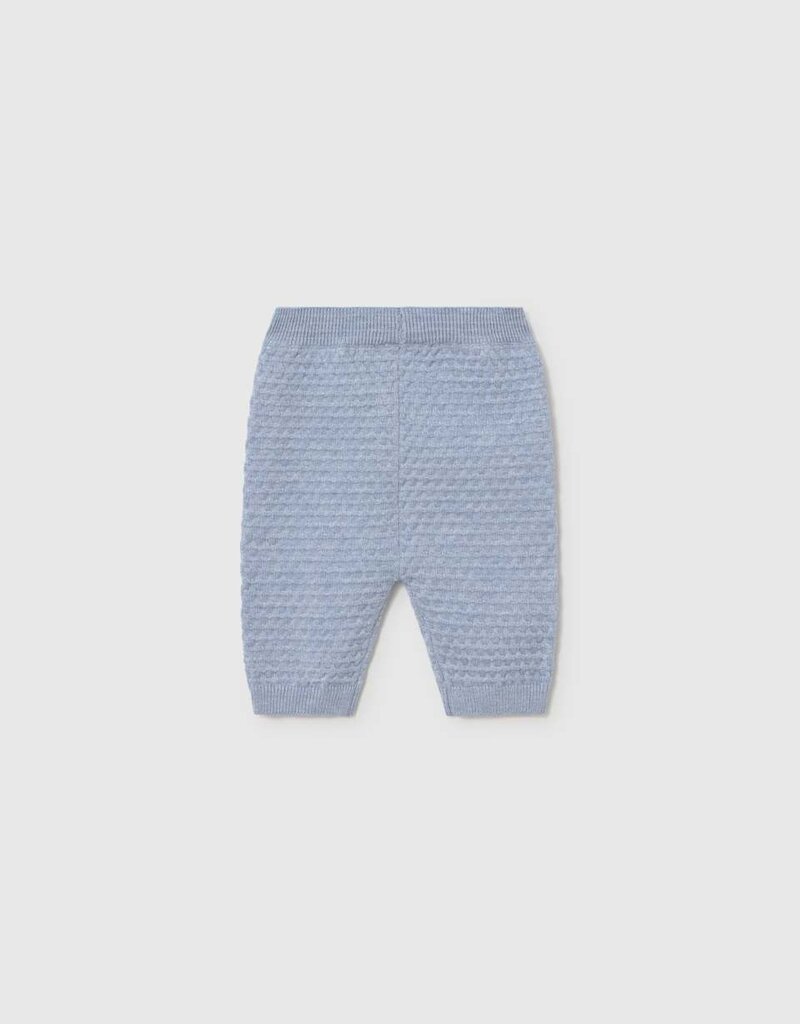 Mayoral 3 piece Knit Hoodie Pant Set Sky