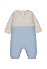 Mayoral Tricot Knit Romper Sky