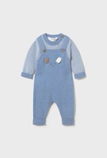 Mayoral Knit Overall Sweater Set