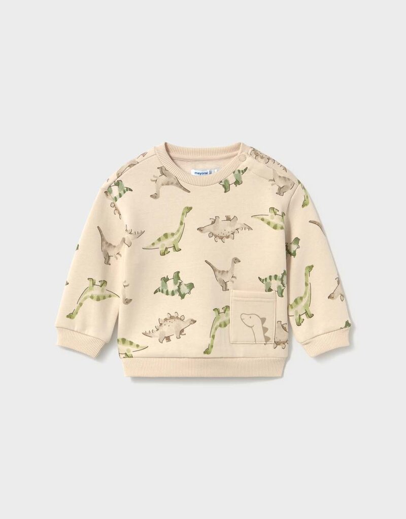 Mayoral Dino Patterned Pullover