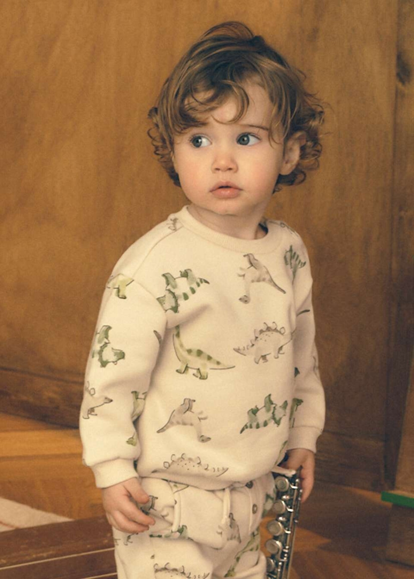 Mayoral Dino Patterned Pullover