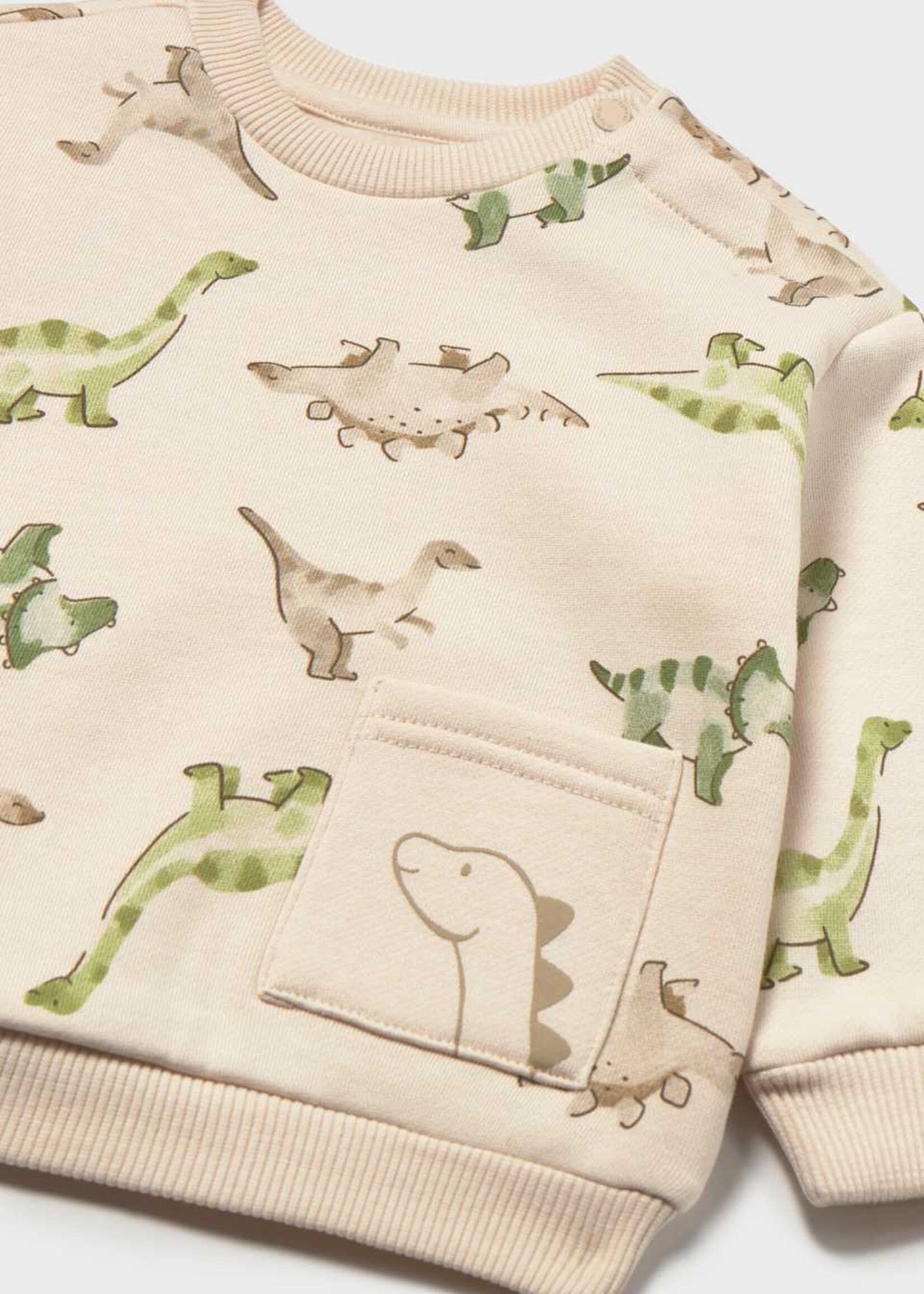 Mayoral Dino Patterned Pullover