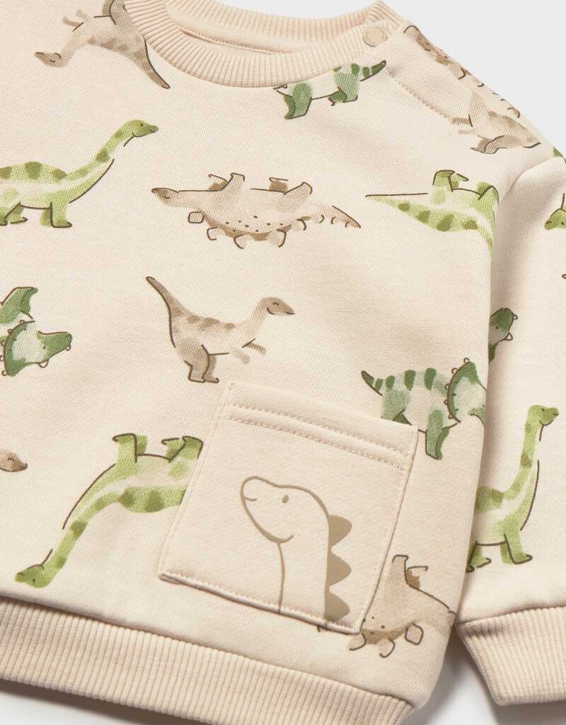 Mayoral Dino Patterned Pullover