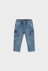 Mayoral Boys Soft Denim Cargo Pants