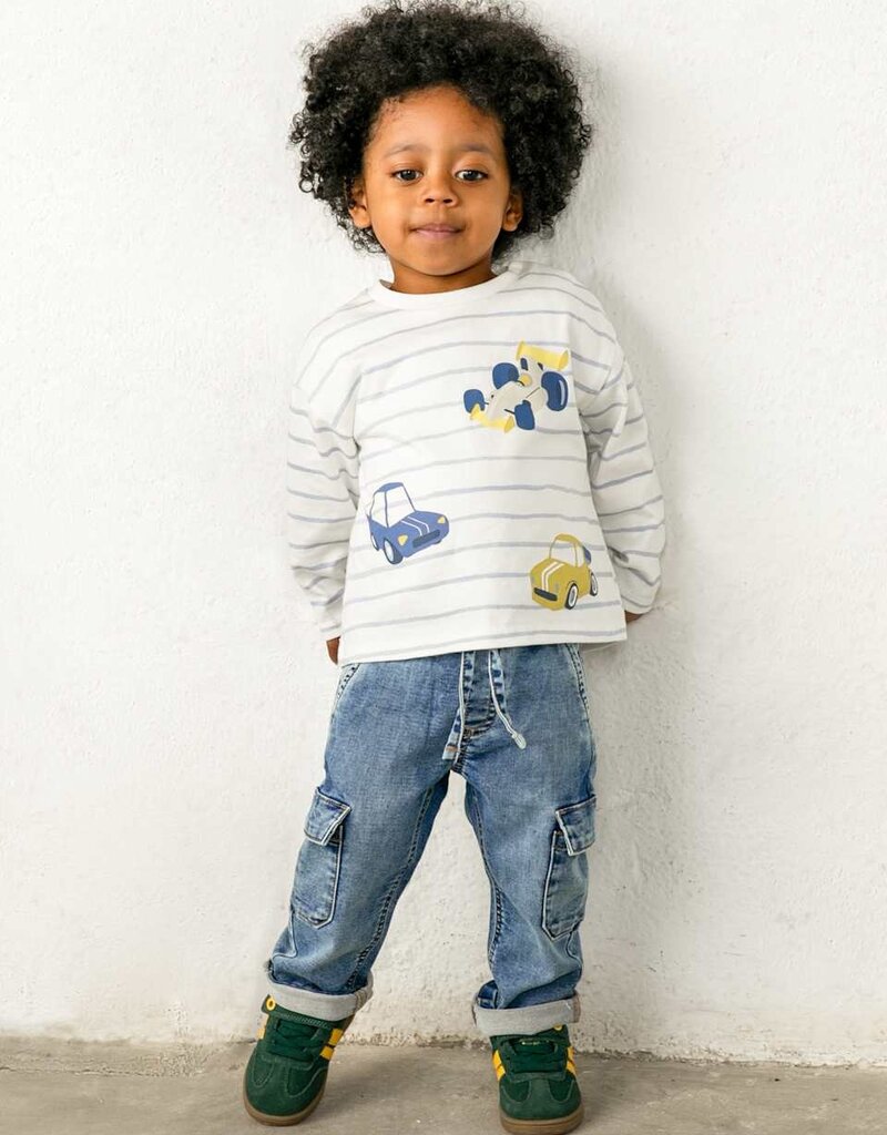 Mayoral Boys Soft Denim Cargo Pants