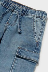 Mayoral Boys Soft Denim Cargo Pants