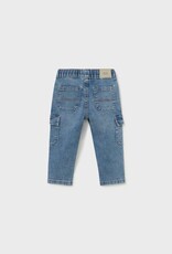 Mayoral Boys Soft Denim Cargo Pants