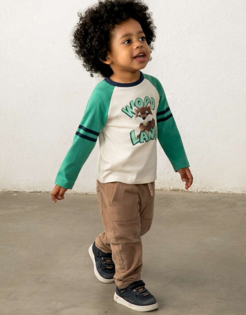Mayoral Micro-cord Lined Pants Tan