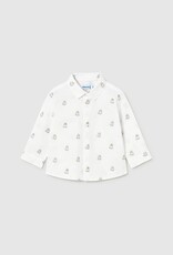 Mayoral L/S Jacquard Shirt Puppy Print