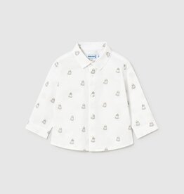 Mayoral L/S Jacquard Shirt Puppy Print