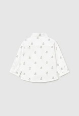 Mayoral L/S Jacquard Shirt Puppy Print