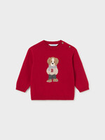 Mayoral Character Intarsia Sweater Red