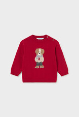 Mayoral Character Intarsia Sweater Red