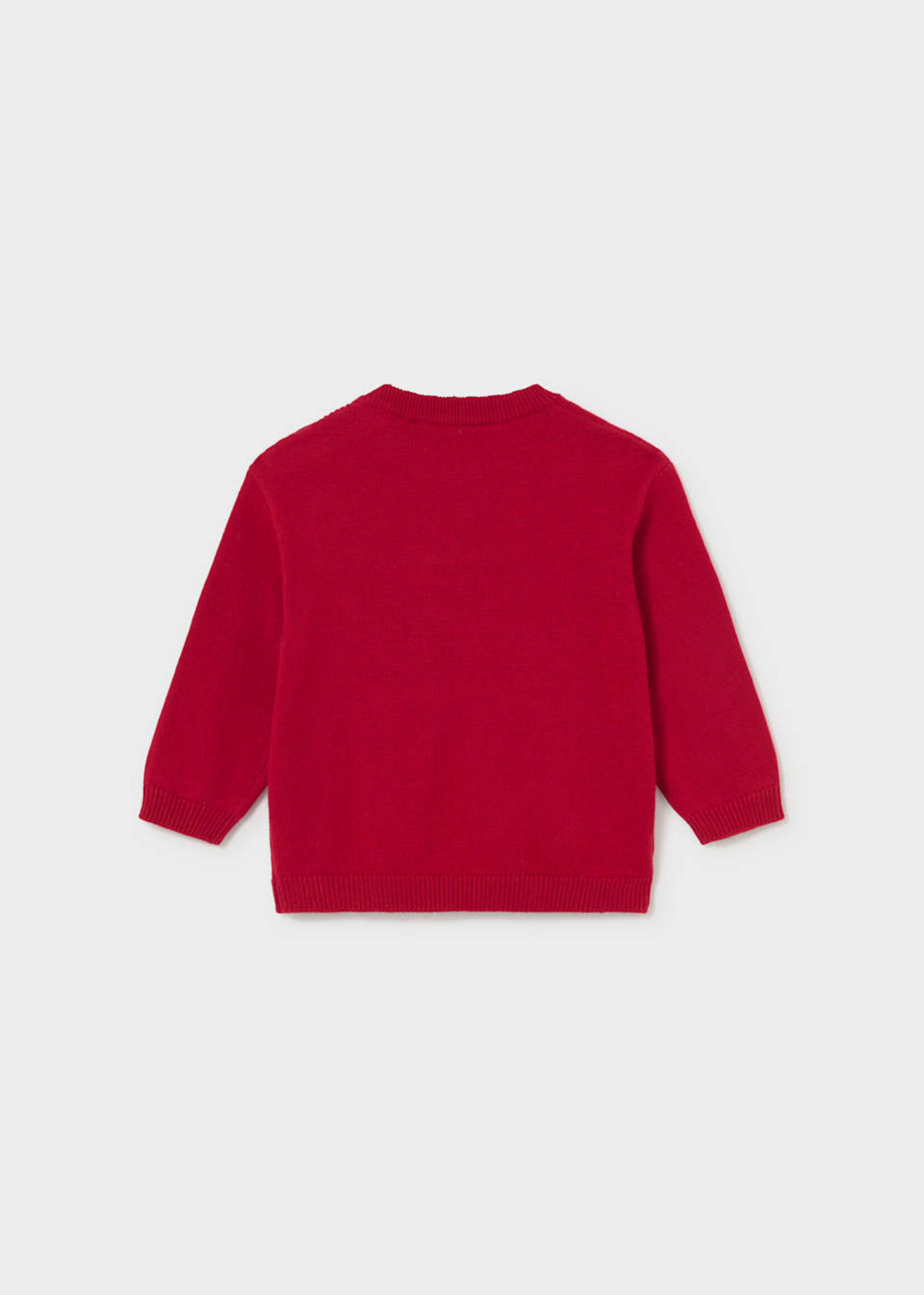 Mayoral Character Intarsia Sweater Red