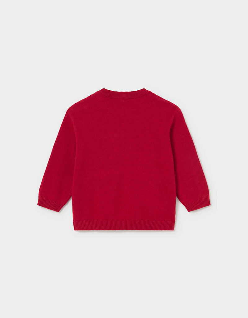 Mayoral Character Intarsia Sweater Red