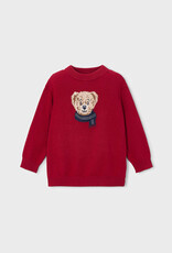 Mayoral Boys Red Sweater w/Bear