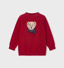 Mayoral Boys Red Sweater w/Bear