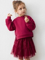 Mayoral Tulle Skirt Set Raspberry