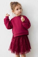 Mayoral Tulle Skirt Set Raspberry