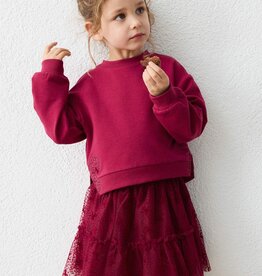 Mayoral Tulle Skirt Set Raspberry