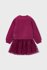 Mayoral Tulle Skirt Set Raspberry