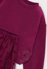 Mayoral Tulle Skirt Set Raspberry