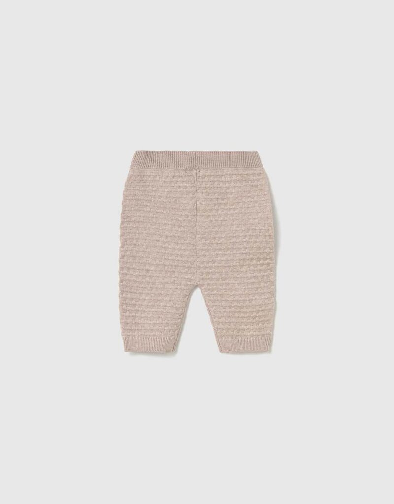Mayoral 3 piece Knit Hoodie Pant Set Mocha