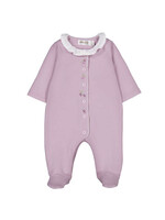 Mayoral Mauve Ruffled Collar Footie