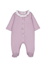 Mayoral Mauve Ruffled Collar Footie