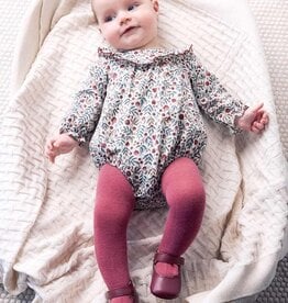 Mayoral Mauve Print Bubble w/Tight Set