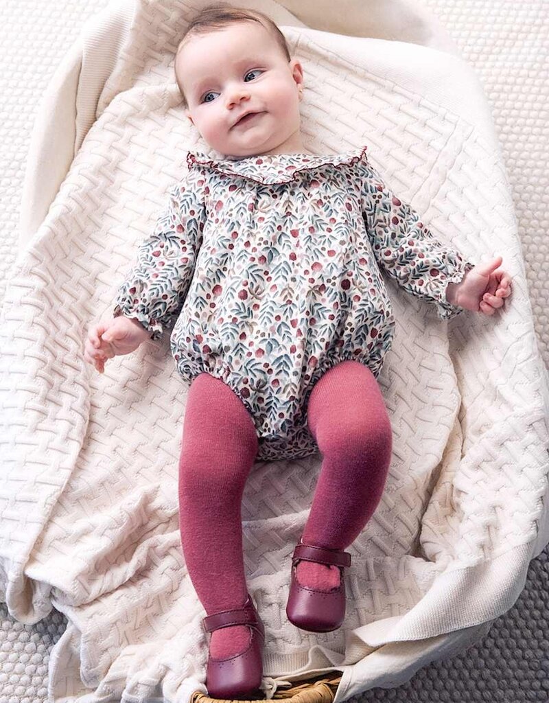 Mayoral Mauve Print Bubble w/Tight Set