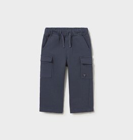 Mayoral Knit Cargo Pants Blue
